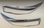 High Precision Chrome Car Headlight Covers for TOYOTA Highlander 2014 2015