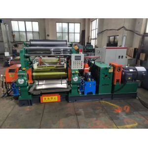 China PLC Smooth Rollers rubber mixing mill machine Automated Control System factory