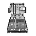 Black Radiator Skid Plate for Nissan Patrol Y62 Original Off-Road Vehicle