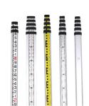 7m Telescopic Levelling Staff Aluminum Dual Faces Levelling Rods