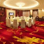 Polyester Fiber Walkway Office Carpet Flooring Chinese Style Hotel Floor Carpet