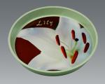 Round Big Metal wine serving tray Full Color Printed Tin Bar Gift Pallet