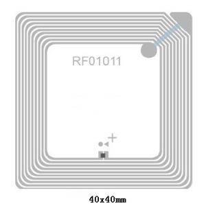 China 45x45mm HF NFC Wet Rfid Inlay PET Material For Paper Card / Key Fob factory