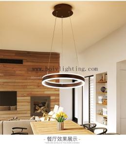 China Pendant Lightings And Handelier Wood Color Doen -Un LED Light LED Lamp BV2142S-1 factory