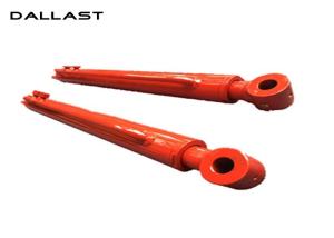 China Harvesters Double Acting Telescopic Hydraulic Cylinder for Agricultural Machinery factory