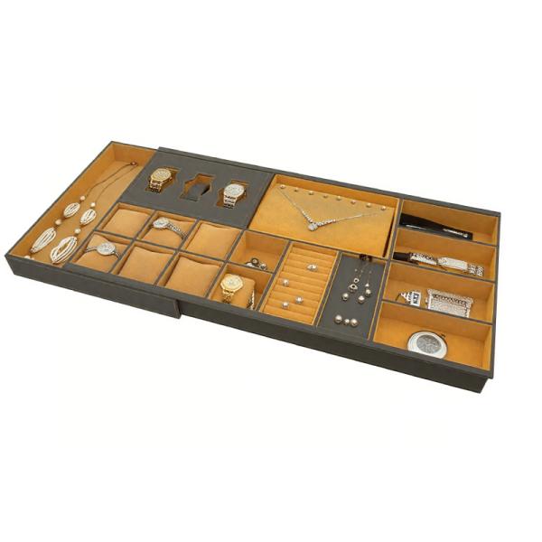 Customizable Jewelry Drawer Insert Tray Jewellery Insert For Pull Out Tray