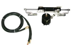 China 7 Plunger Bass Boat Hydraulic Steering Kit , 214 Mm Strode Marine Hydraulic Steering Kit factory
