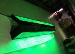 Energy - saving Message Double Sided Green scrolling led sign on the Highway