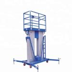 Order Picker Forklift 21 m height red color Aluminium ladder electric climbing