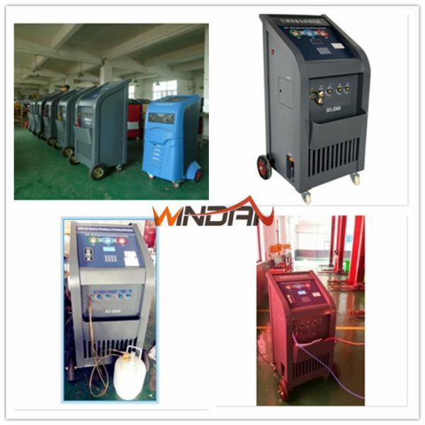 97% Recovery Rate A/C Refrigerant Recycling Machine with Refill New Oil ,