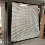 Hot Melt Bubble Solid Glass Wall Block 50*100*200mm Color Bar Glass Interior