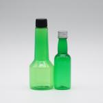 Transparent Green Plastic Long Neck Cosmetic Spray Bottle With Screw Caps 100ml
