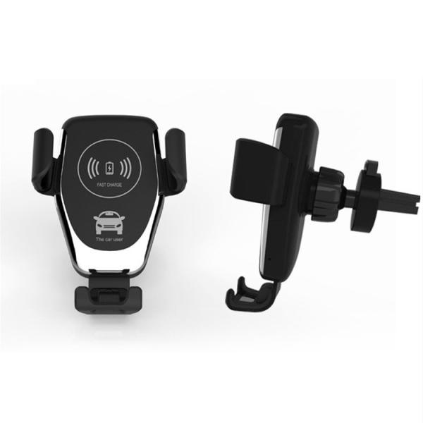 Customized Logo Flexible Car Phone Holder Qi Certified fast charging Wireless