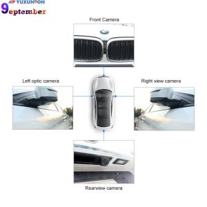 China 3D 360° Surround View Car Camera System G - Sensor Wake Up System Stereo Imaging factory