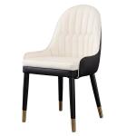Custom Leather Solo Sofa Chair Four Feet Hotel Restaurant