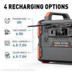 1200W Solar Power Charging Portable Power Station Solar Electric Car Charger