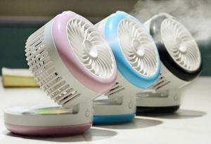 China Foldable Beauty Spray USB Mini Fan Portable Handheld Cooling Mini Fan factory