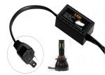 9004 LED Headlight Bulb Fan Cooling Reverse Polarity Protection For Motorcycles