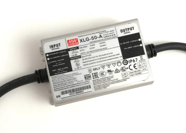 50W Constant Current LED Power Supply 24v 36v 48v 54v MEANWELL Drivers For LED