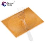 Food grade eco-friendly disposable ps material plastic two prong fork