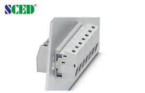 China 10.1mm Bulkhead Screw Connectors Through Panel Terminal Blocks UL94 V0 65A 300V factory