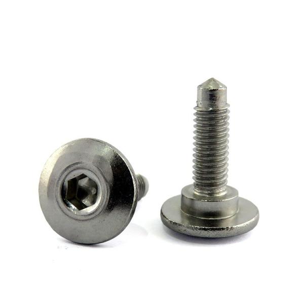 China Custom Stainless Steel Special Shoulder Bolts HV250-600 m5 Button head Step Screw factory