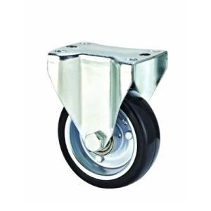 China Conductive Iron Core Rubber Swivel Caster 120KG Anti Static Caster Wheels factory