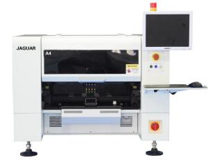 China Desktop SMD Assembly Machine 7000CPH 4 Heads 46 Feeders PCB Component Mounting factory