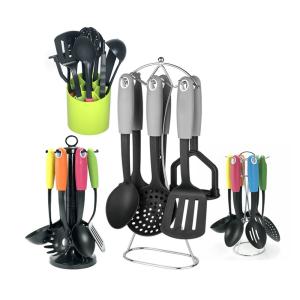 China Non-stick Cooking Tools Utensil Sets for Household Kitchen Accessories BBQ Utensils factory