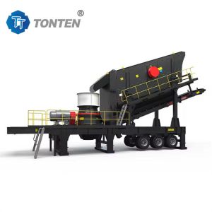 Stone Mobile Crusher Plant Concrete Mobile Crushing Sand Making Machine