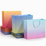 Custom Recycled Retail Carry Cardboard Boutique Shopping Gift Tote Paper Bag
