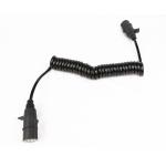 Plastic Material Trailer Cable S Type 7 Pole With Nylon Plug Rocking Resistant