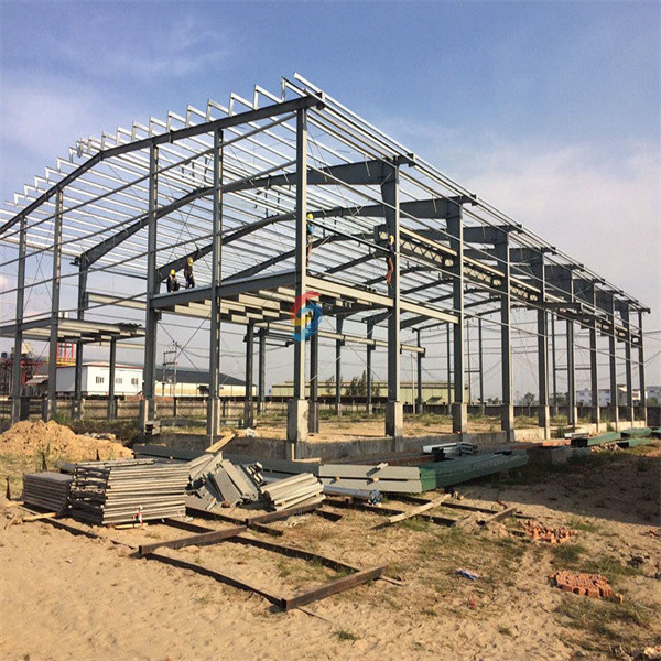 Welded H Section Steel Structure Warehouse With Good Load Bearing Capacity