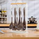 Kitchen Organiser Standing Metal Hanging Storage Organizer Multifunction Kitchen