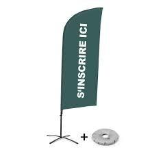 China Feather Flag Hair Beauty Face Beach Flag Now Open Advertising Banner factory
