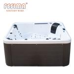 Square Air Jets Massage Bathtub Easy Cleaning Outdoor SPA Pools Hot Tub For 5