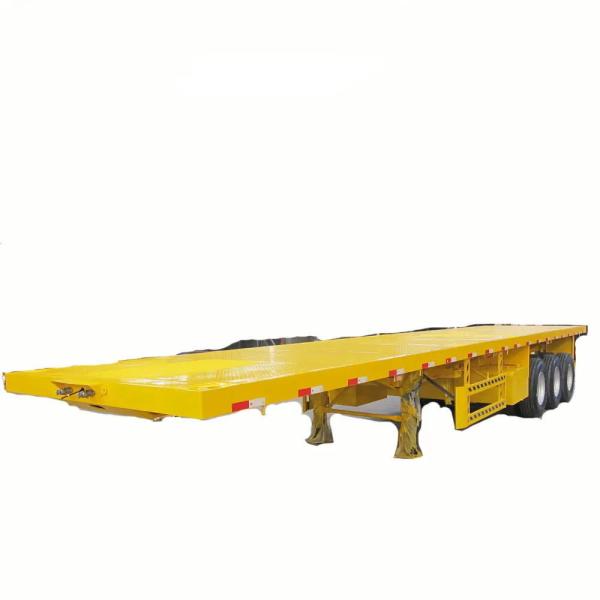 45ft Container Gooseneck Chassis Trailer Skeleton Truck Trailers with 28tons