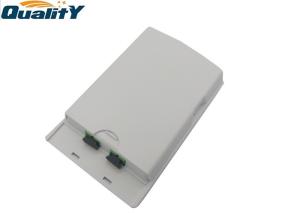 China SC APC Adapter 2 Port G652D Fiber Optic Termination Box factory