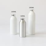 Empty Aluminum Cosmetic Bottles , White Talcum Powder Bottles With Sifter