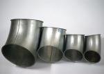 100-90 Galvanized Metal Hot Pressed Pipe Bend In Ventilation System Cricle Shape