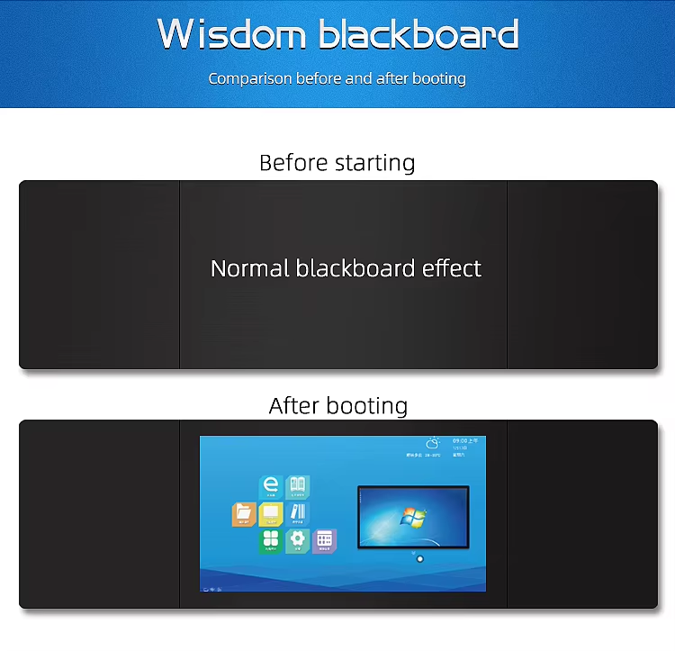 2025 Hot Buy Dual OS Windows Android Smart Digital Blackboard For School 1
