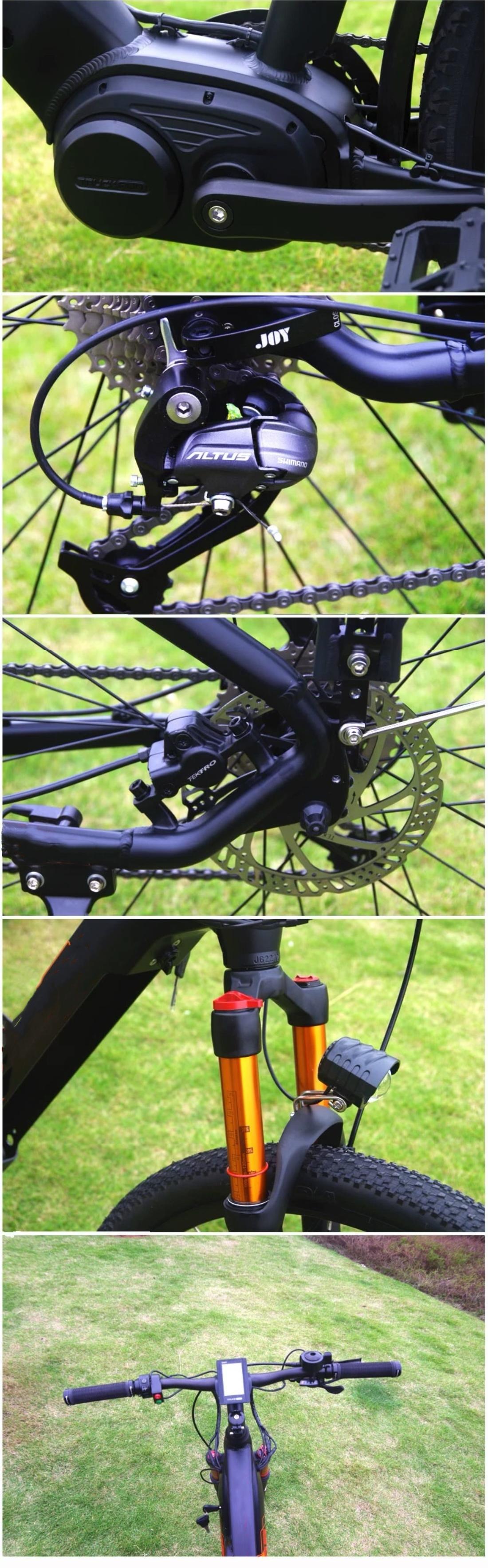27.5 Inch 250W Electric Mountain Bike With 9 Speed Gears 200KM Long Range