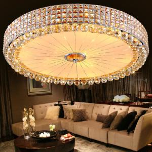 China Modern Crystal Surface LED Ceiling Lights For Living Room factory