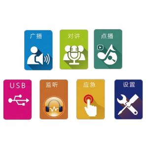 China IP Software Support Terminals Fire Mode IP Broadcast System Software factory