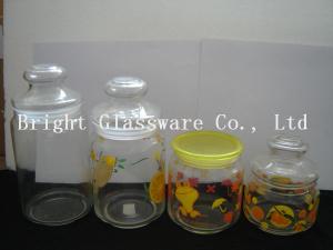 China clear storage containers, buy glass candy jar factory