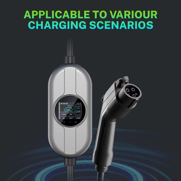 China Portable EV Car Charger Designed to Minimize Energy Waste with Less Than Three Watts Standby Power Consumption for Operation factory
