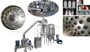 China Mustard Seeds Air Cooling System 6000RPM Super Fine Powder Grinder factory