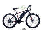 Aluminum Alloy Frame Road Electric Bike With Shimano 21 Speed Suspension Fork