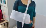 White Shoulder Support Brace / Breathable Arm Sling Breathable Mesh Cloth