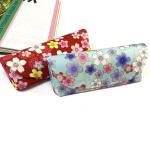 Small floral canvas glasses bag, custom sunglasses box